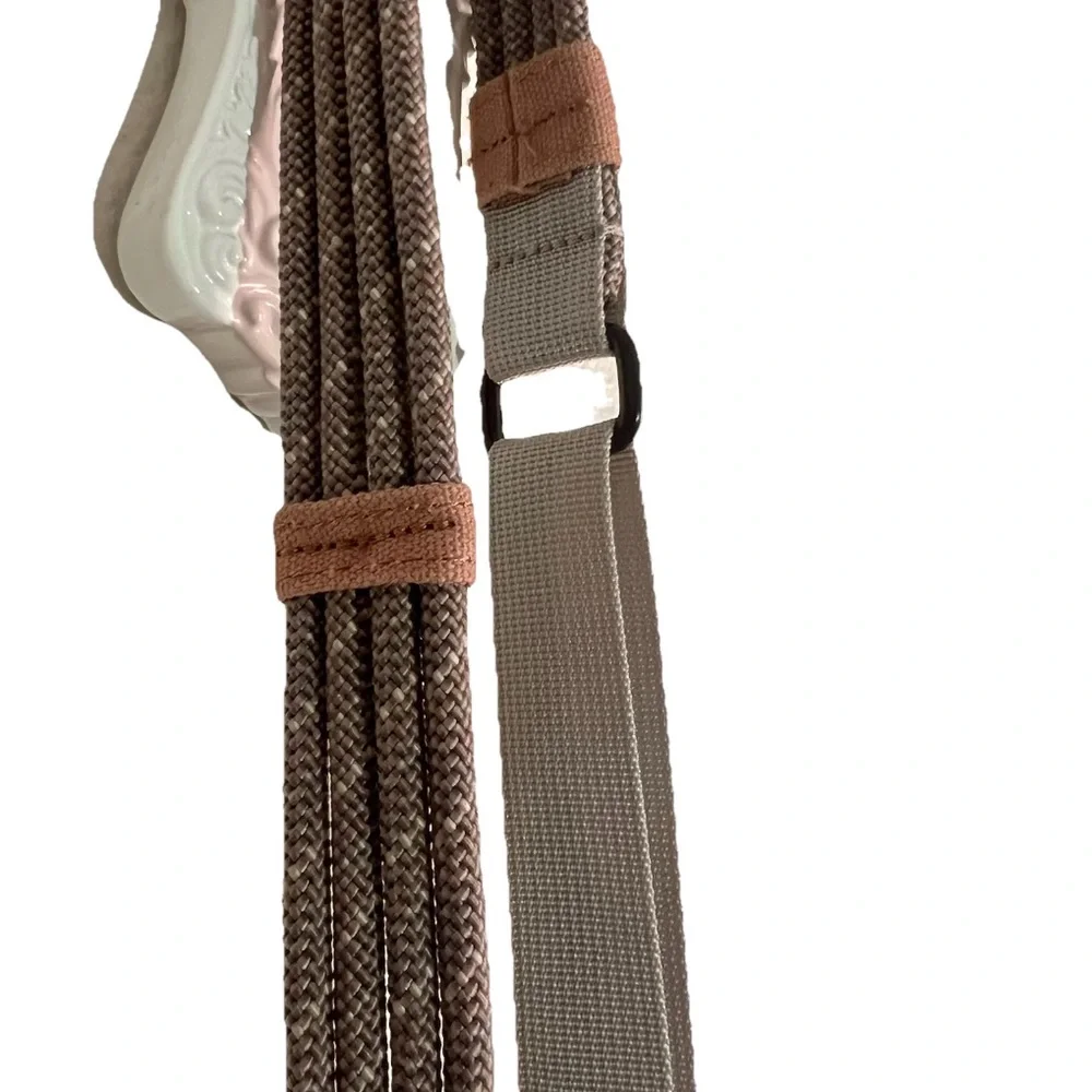 Kavu Green Cream and Brown Crossbody Sling Pack